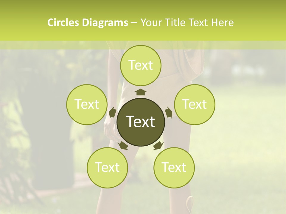 Legs Terrace Garden PowerPoint Template