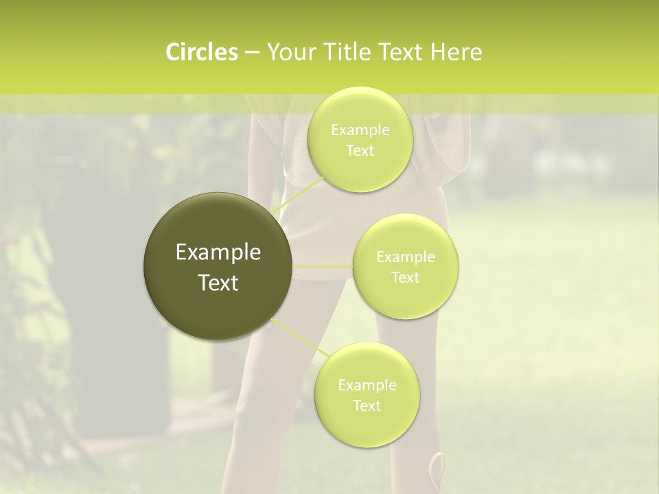 Legs Terrace Garden PowerPoint Template