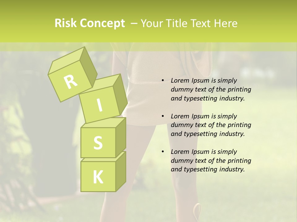 Legs Terrace Garden PowerPoint Template