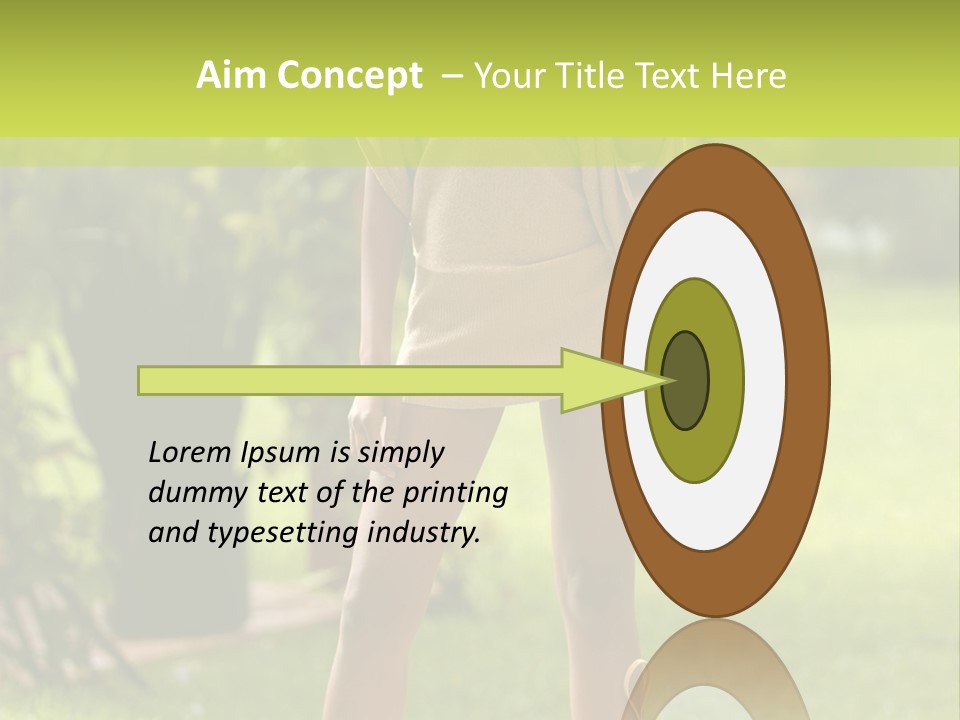 Legs Terrace Garden PowerPoint Template