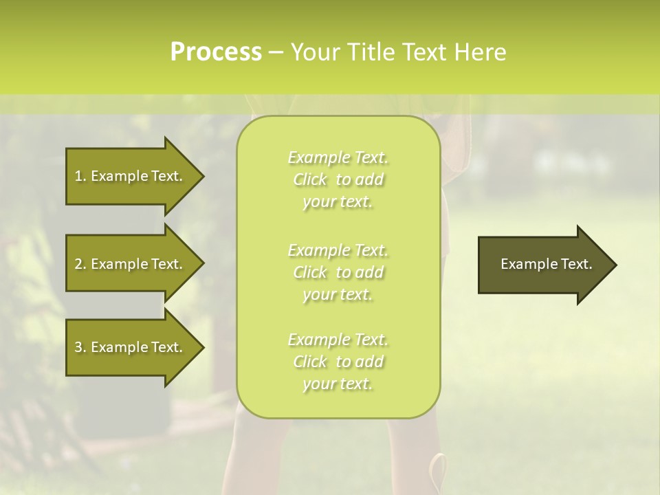 Legs Terrace Garden PowerPoint Template