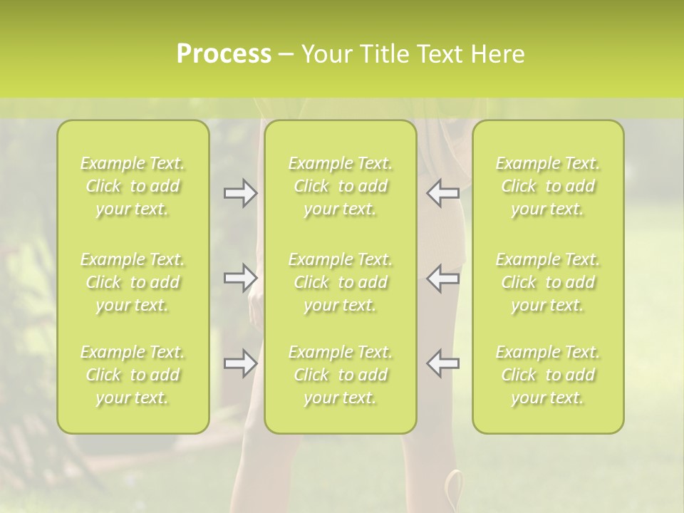 Legs Terrace Garden PowerPoint Template