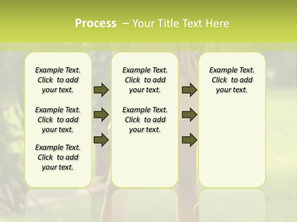 Legs Terrace Garden PowerPoint Template