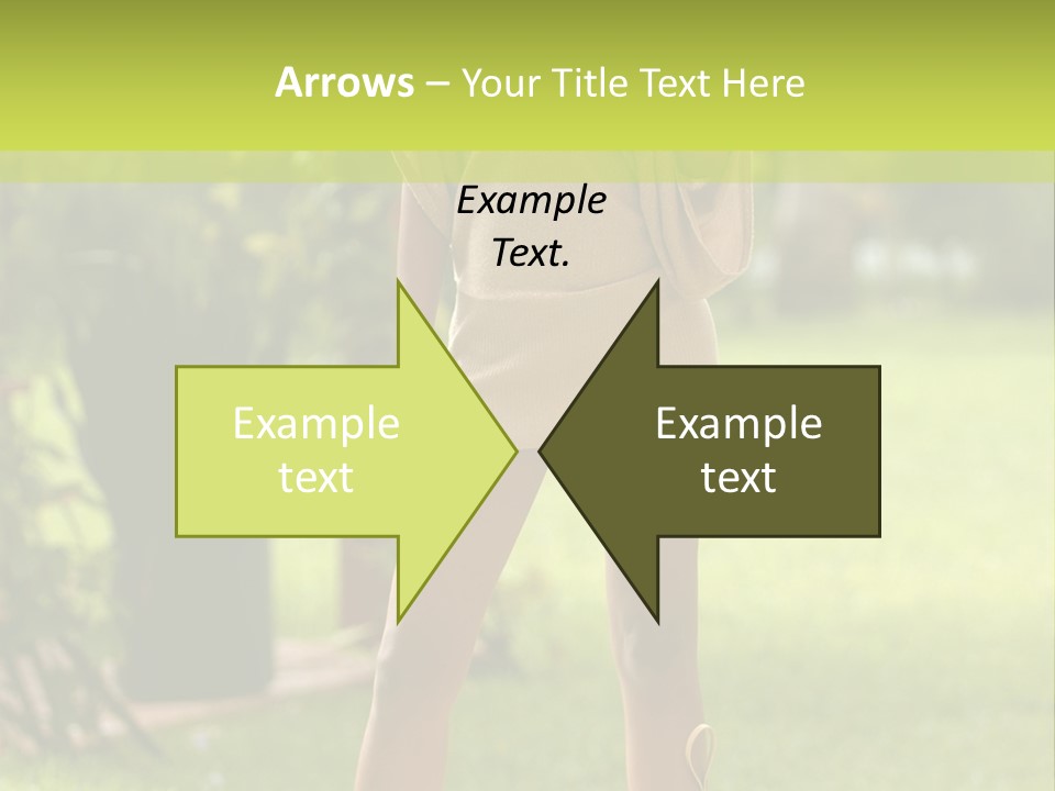 Legs Terrace Garden PowerPoint Template