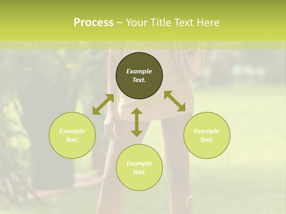 Legs Terrace Garden PowerPoint Template