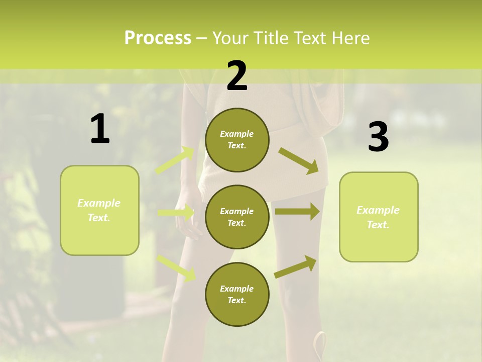 Legs Terrace Garden PowerPoint Template