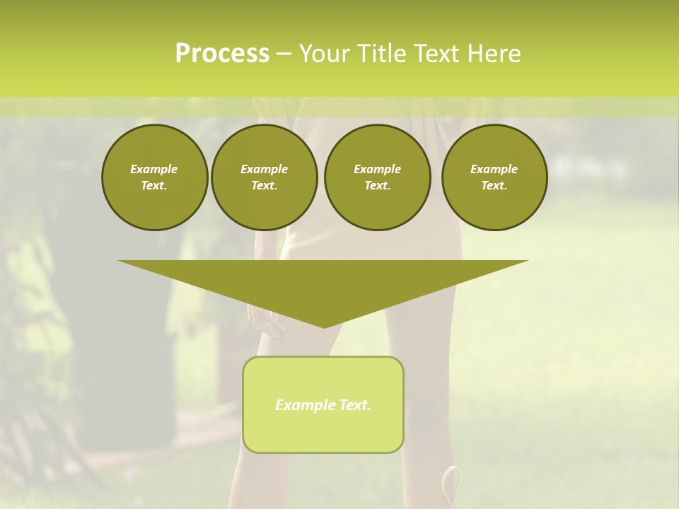 Legs Terrace Garden PowerPoint Template