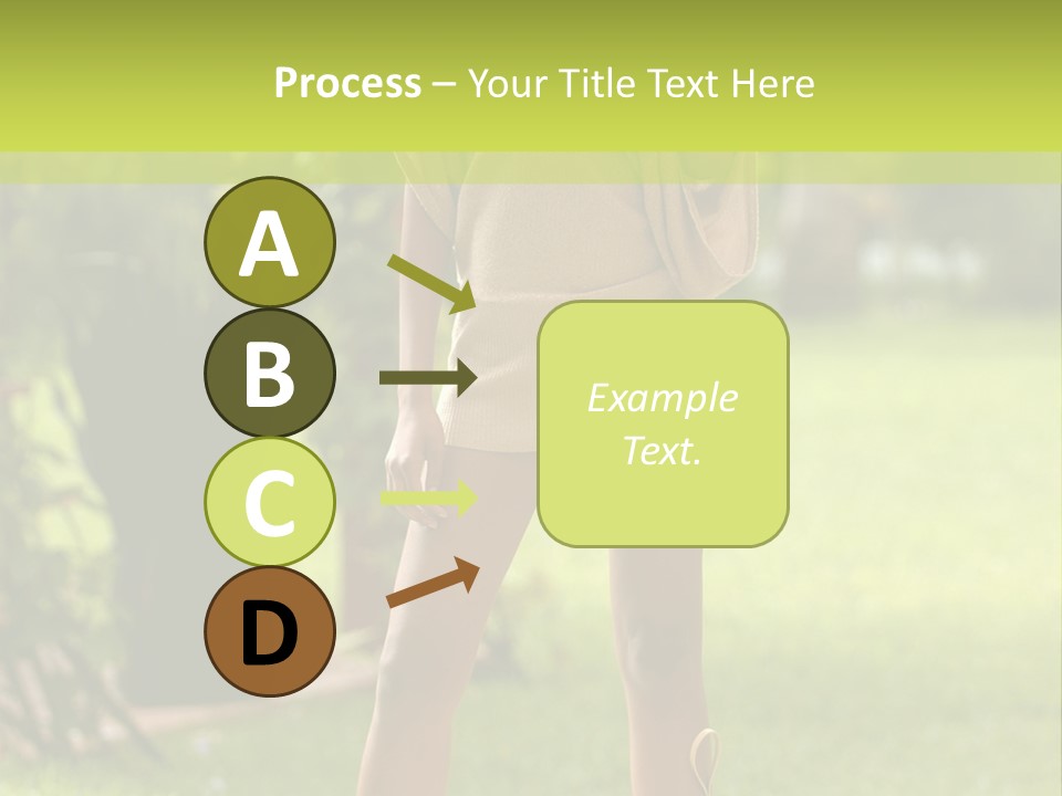 Legs Terrace Garden PowerPoint Template