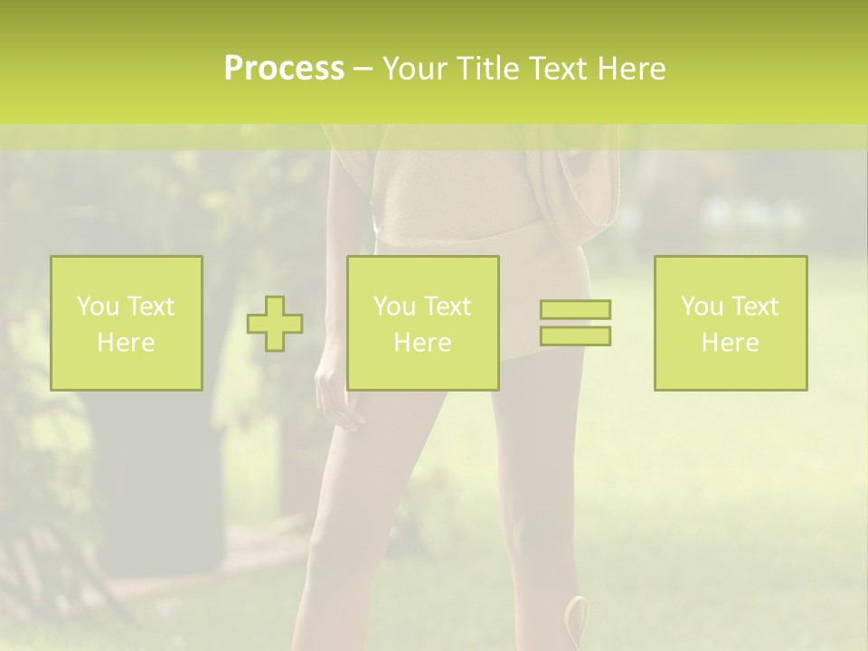 Legs Terrace Garden PowerPoint Template