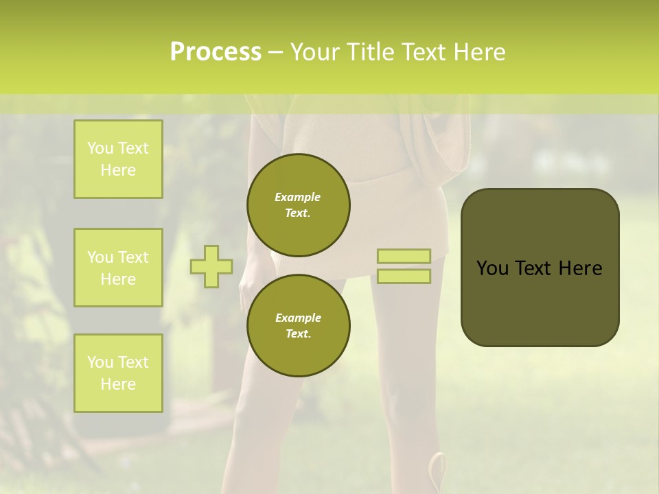 Legs Terrace Garden PowerPoint Template