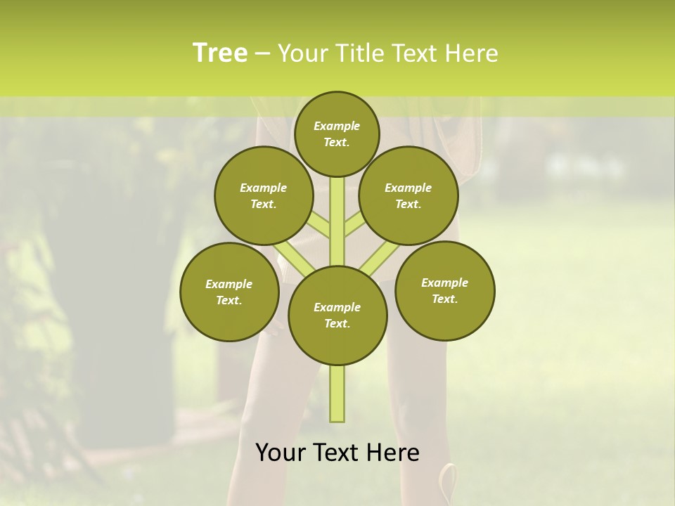 Legs Terrace Garden PowerPoint Template