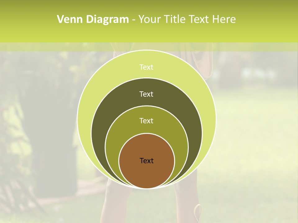 Legs Terrace Garden PowerPoint Template