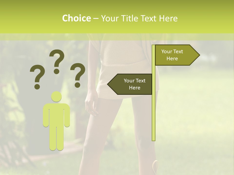 Legs Terrace Garden PowerPoint Template