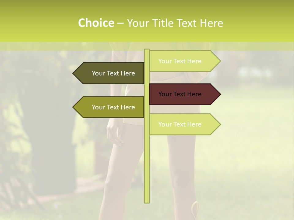 Legs Terrace Garden PowerPoint Template