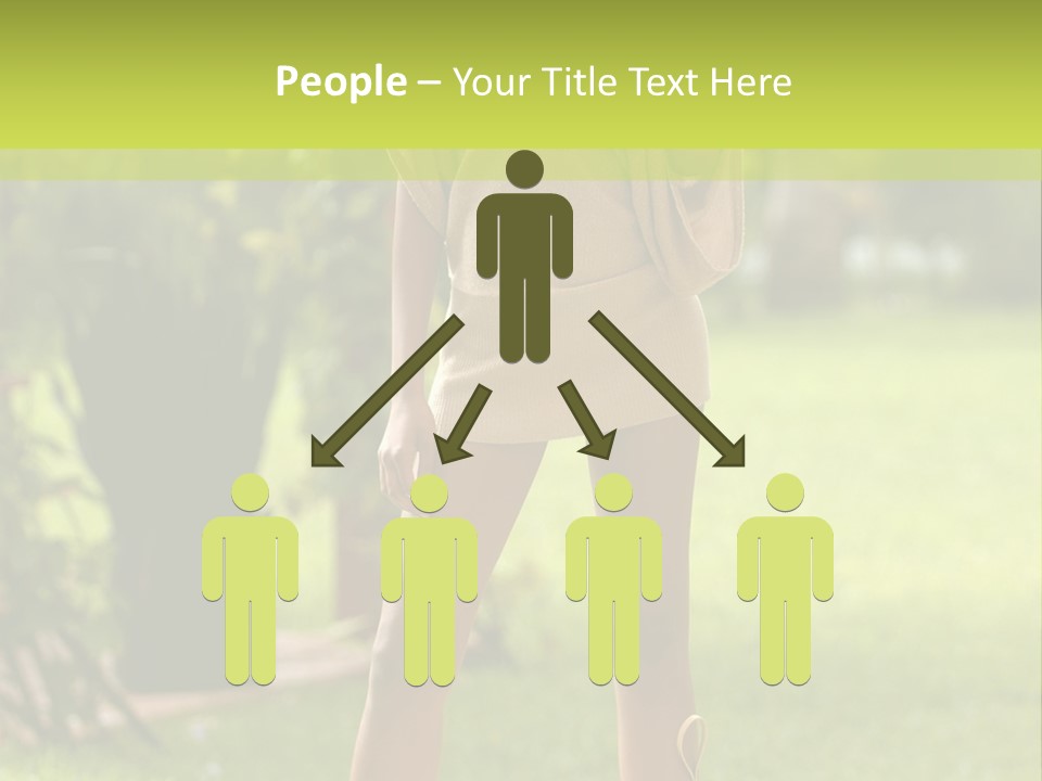 Legs Terrace Garden PowerPoint Template