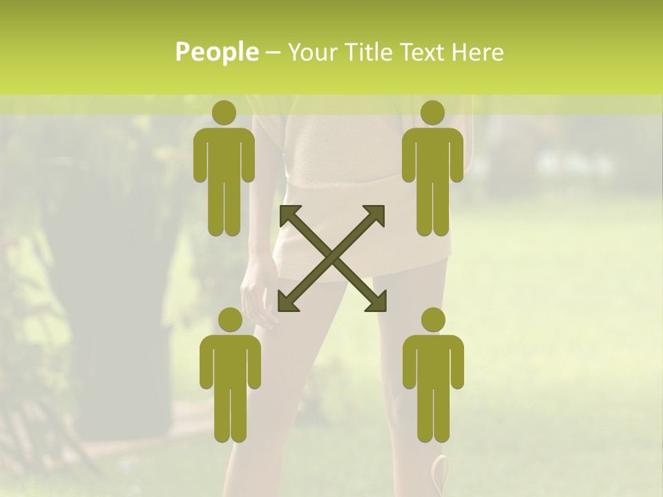 Legs Terrace Garden PowerPoint Template