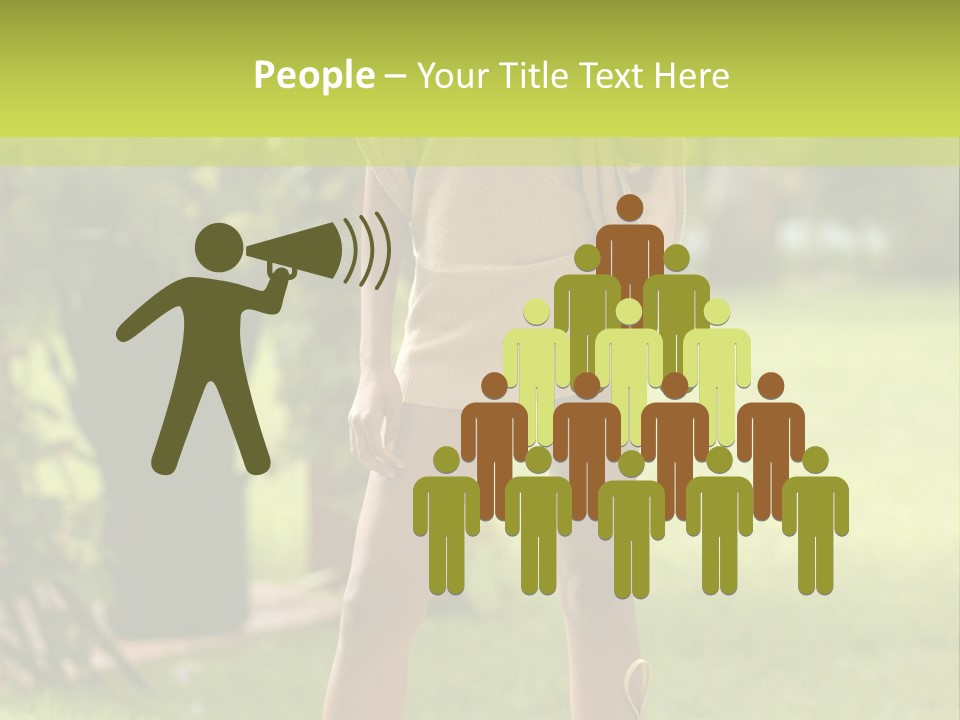 Legs Terrace Garden PowerPoint Template