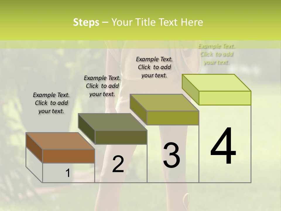 Legs Terrace Garden PowerPoint Template