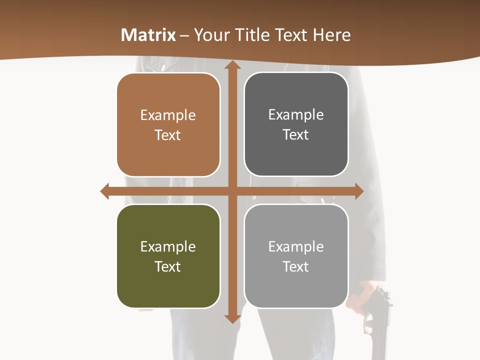 Criminal Black Threat PowerPoint Template