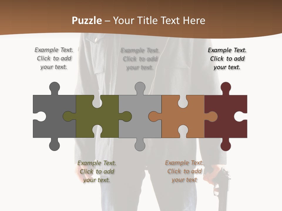 Criminal Black Threat PowerPoint Template
