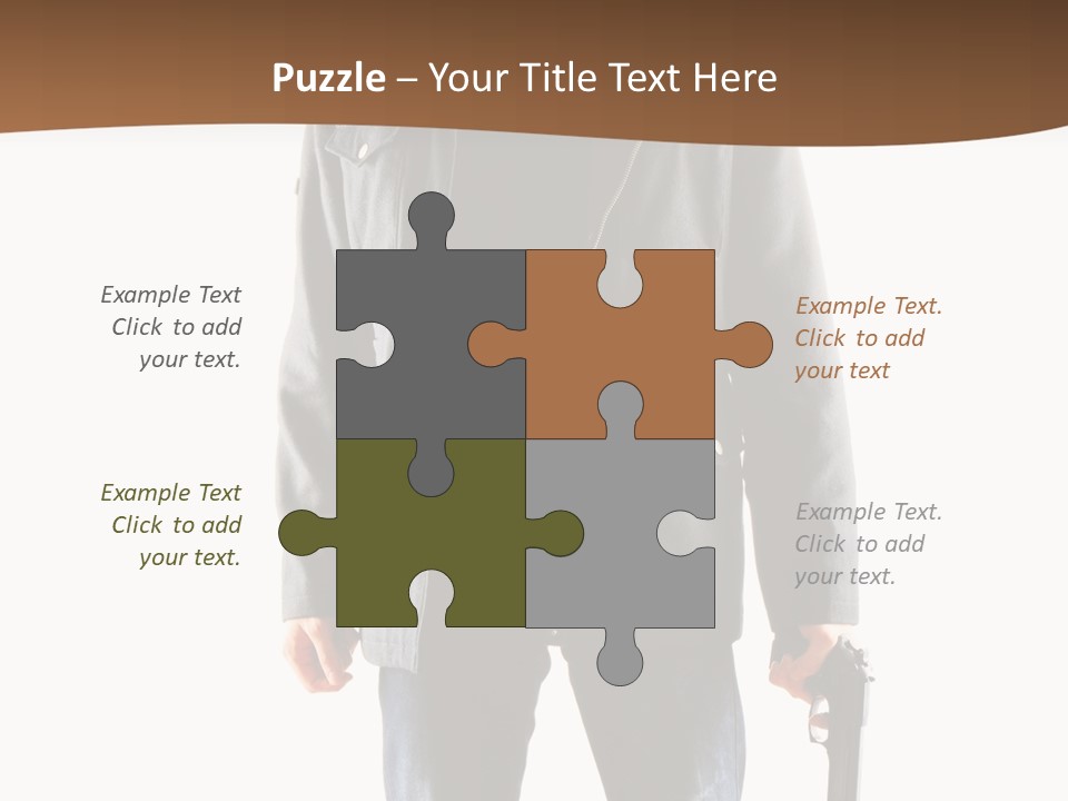 Criminal Black Threat PowerPoint Template
