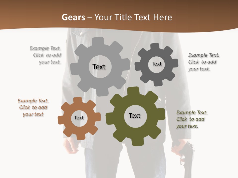 Criminal Black Threat PowerPoint Template