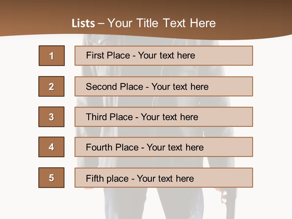 Criminal Black Threat PowerPoint Template