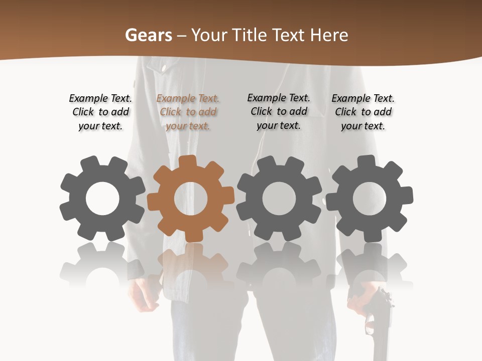 Criminal Black Threat PowerPoint Template