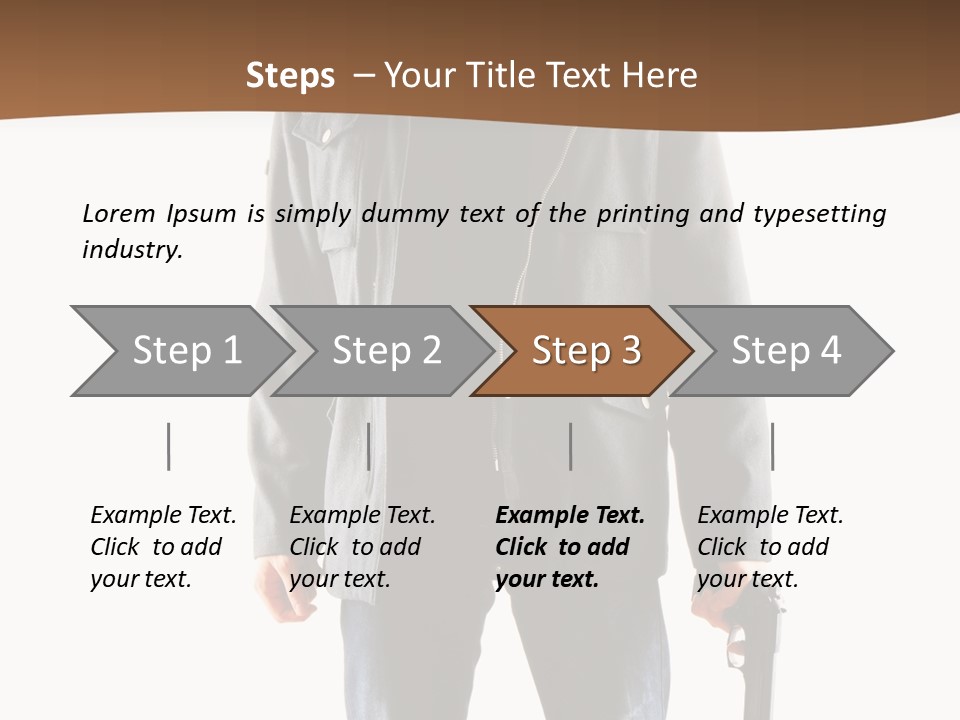 Criminal Black Threat PowerPoint Template