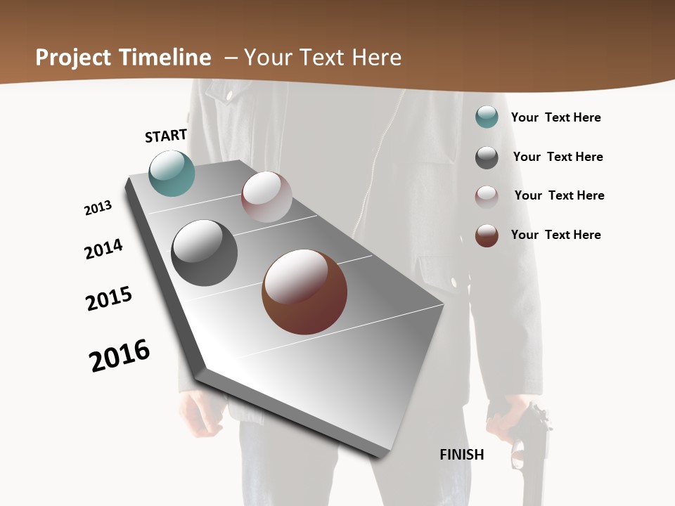 Criminal Black Threat PowerPoint Template