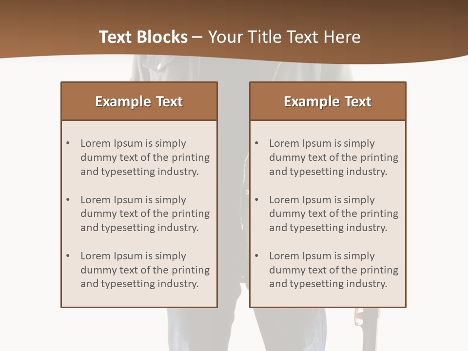 Criminal Black Threat PowerPoint Template