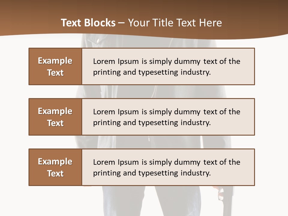 Criminal Black Threat PowerPoint Template