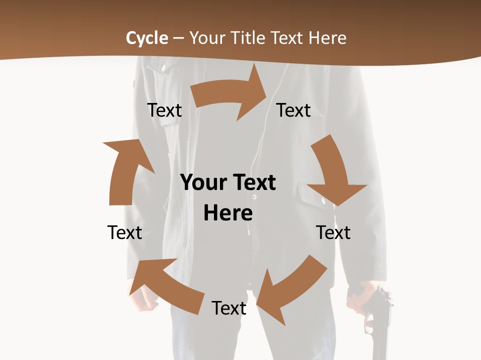 Criminal Black Threat PowerPoint Template