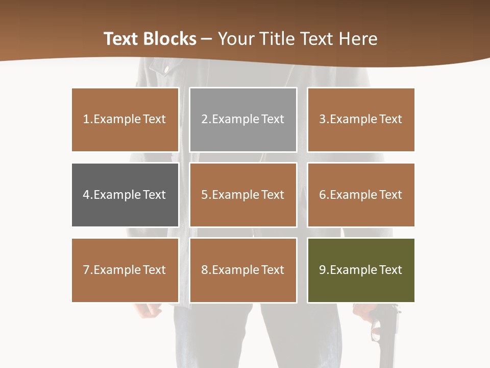 Criminal Black Threat PowerPoint Template
