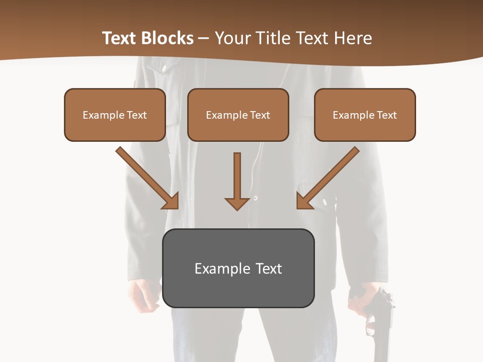 Criminal Black Threat PowerPoint Template