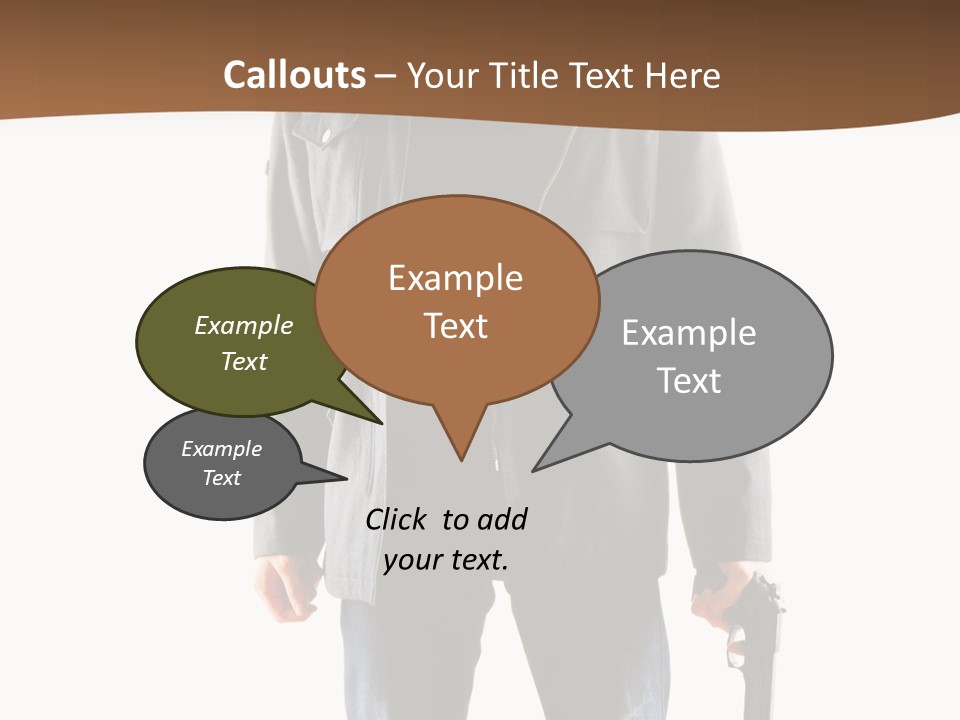Criminal Black Threat PowerPoint Template