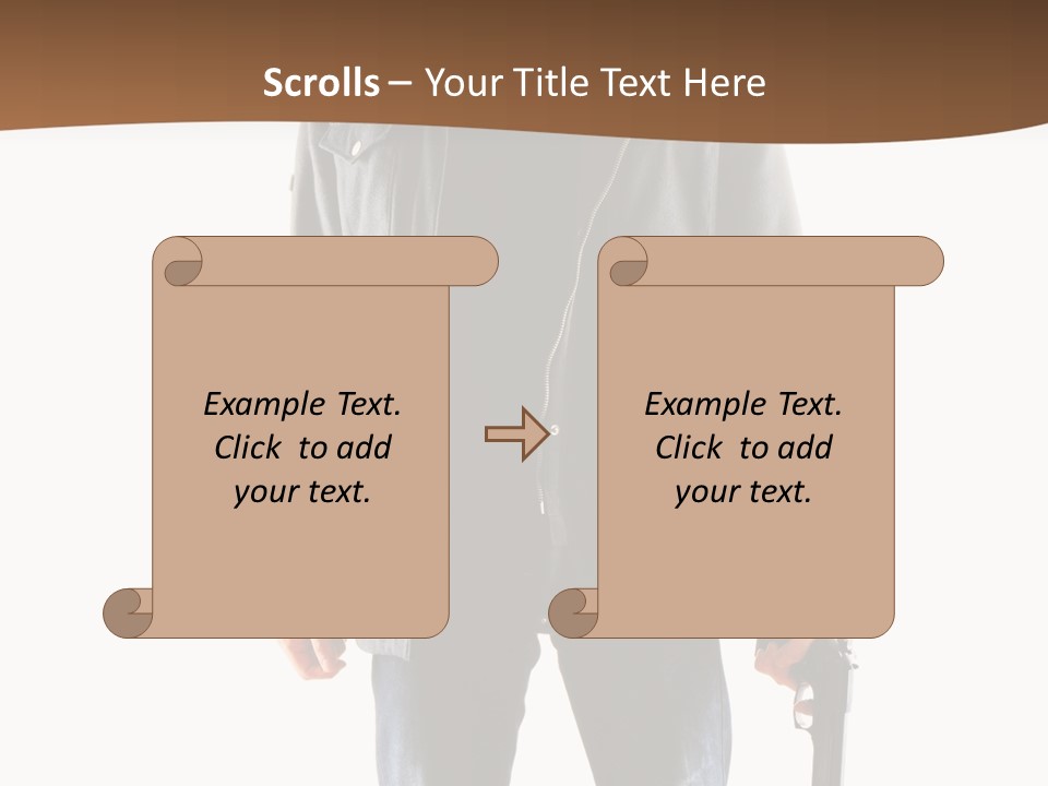 Criminal Black Threat PowerPoint Template
