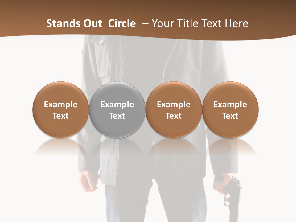 Criminal Black Threat PowerPoint Template