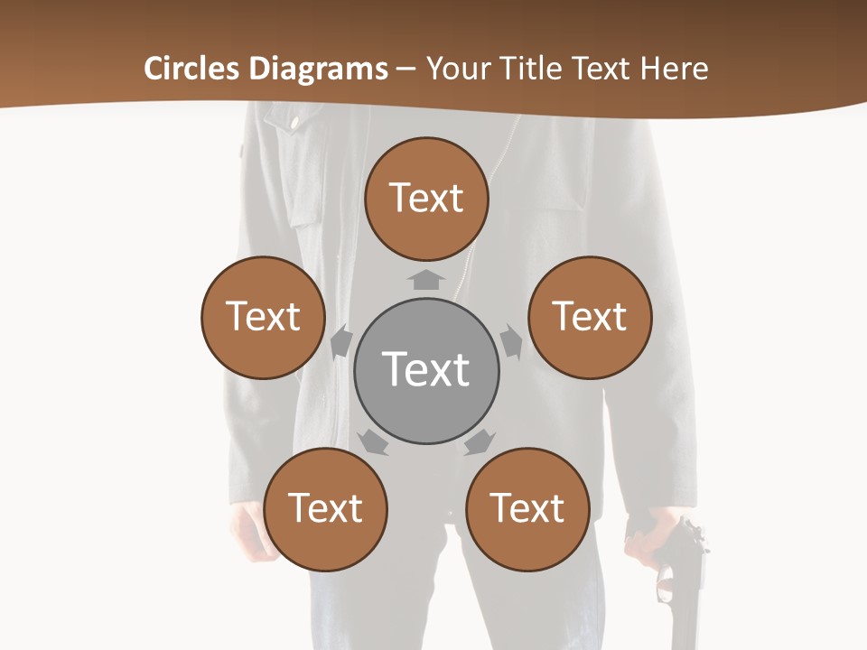 Criminal Black Threat PowerPoint Template