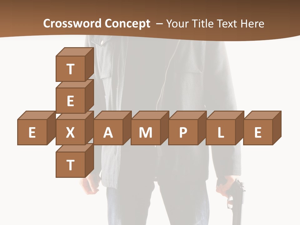 Criminal Black Threat PowerPoint Template