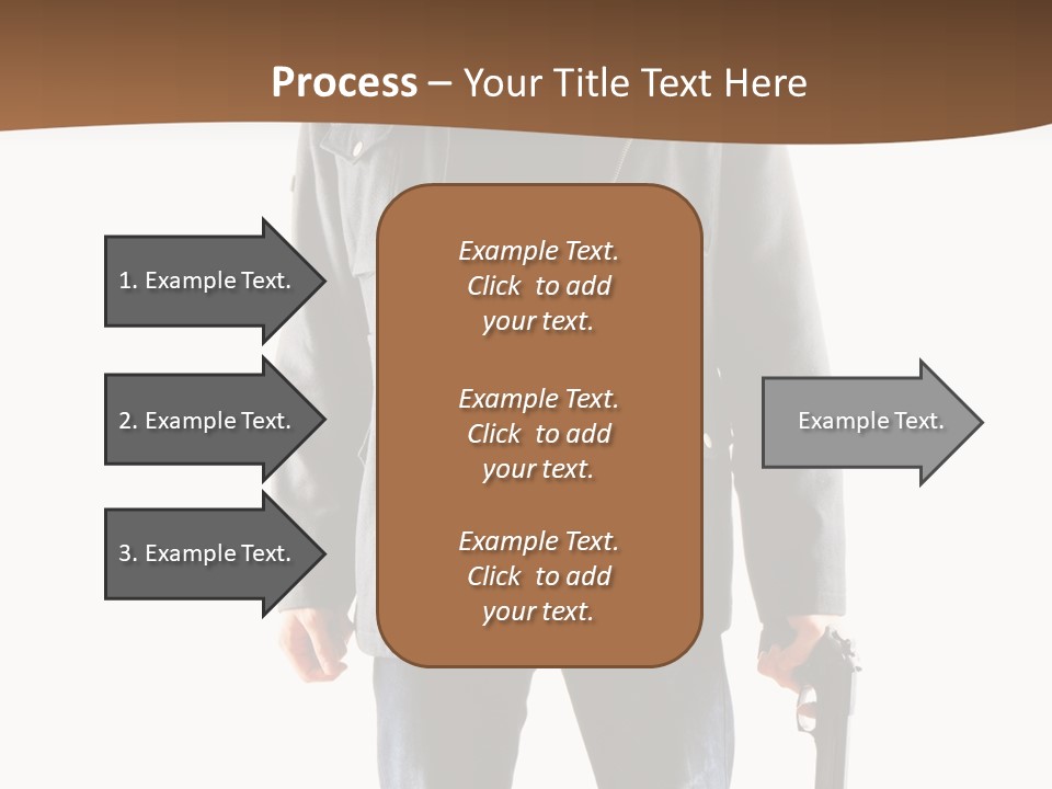 Criminal Black Threat PowerPoint Template