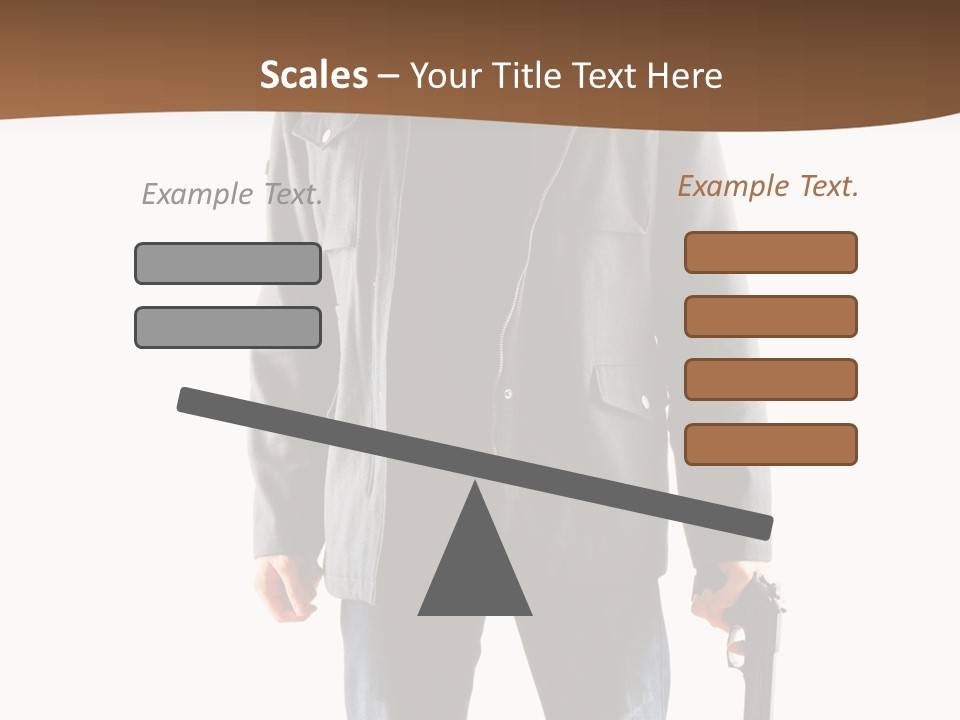 Criminal Black Threat PowerPoint Template