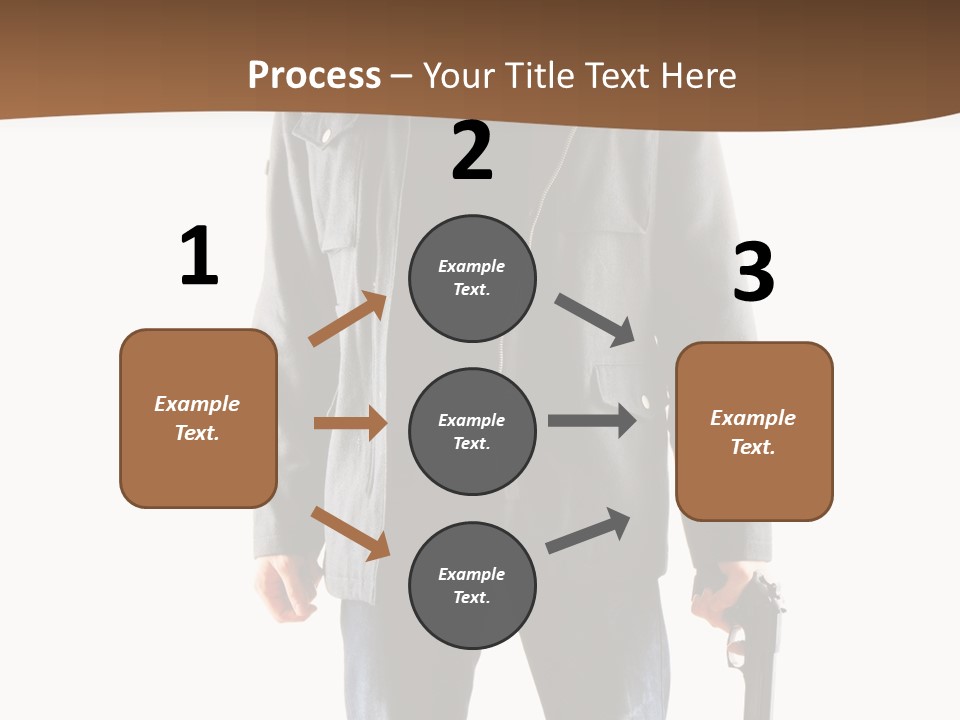 Criminal Black Threat PowerPoint Template