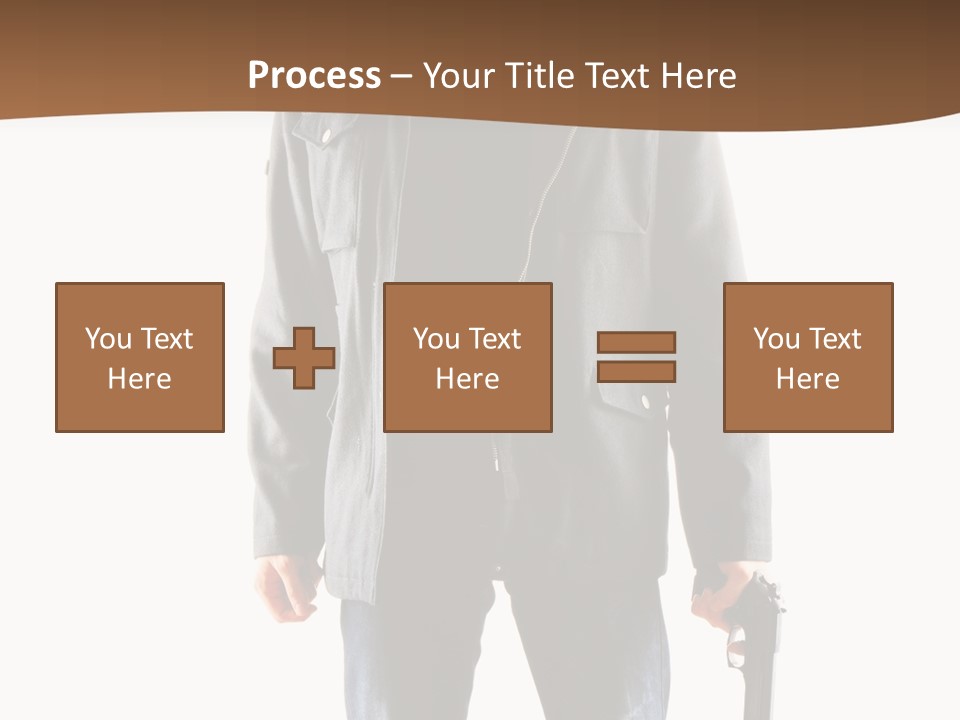 Criminal Black Threat PowerPoint Template