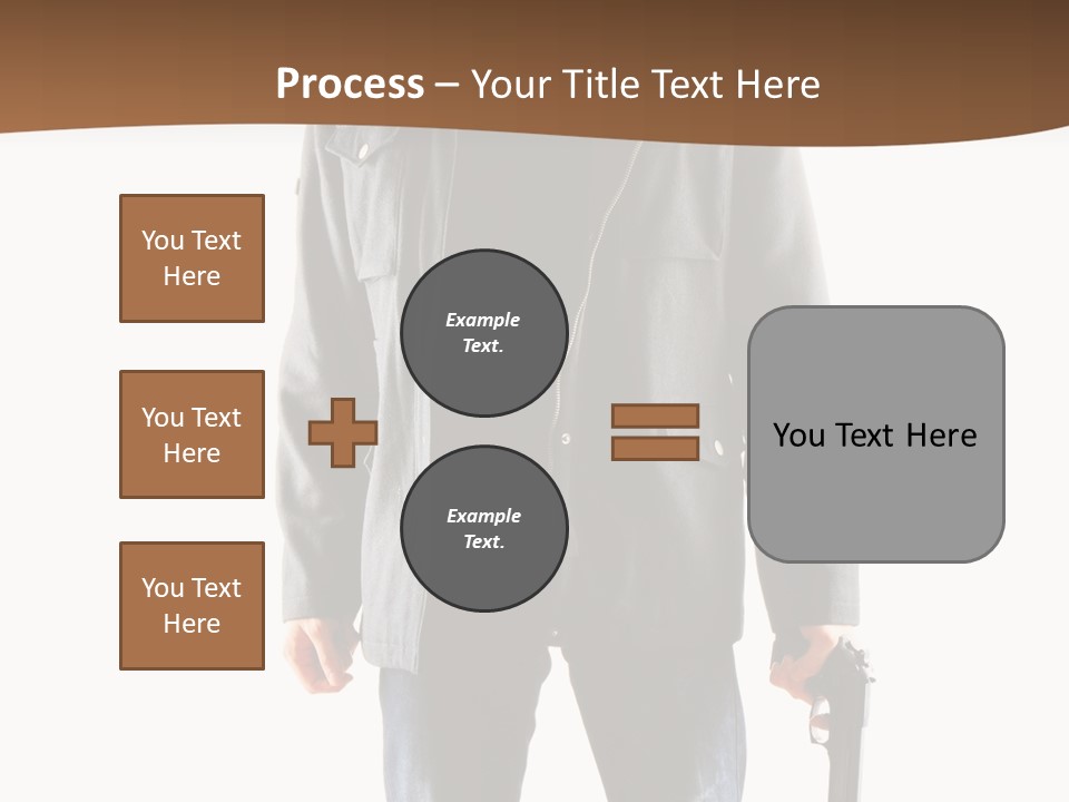 Criminal Black Threat PowerPoint Template