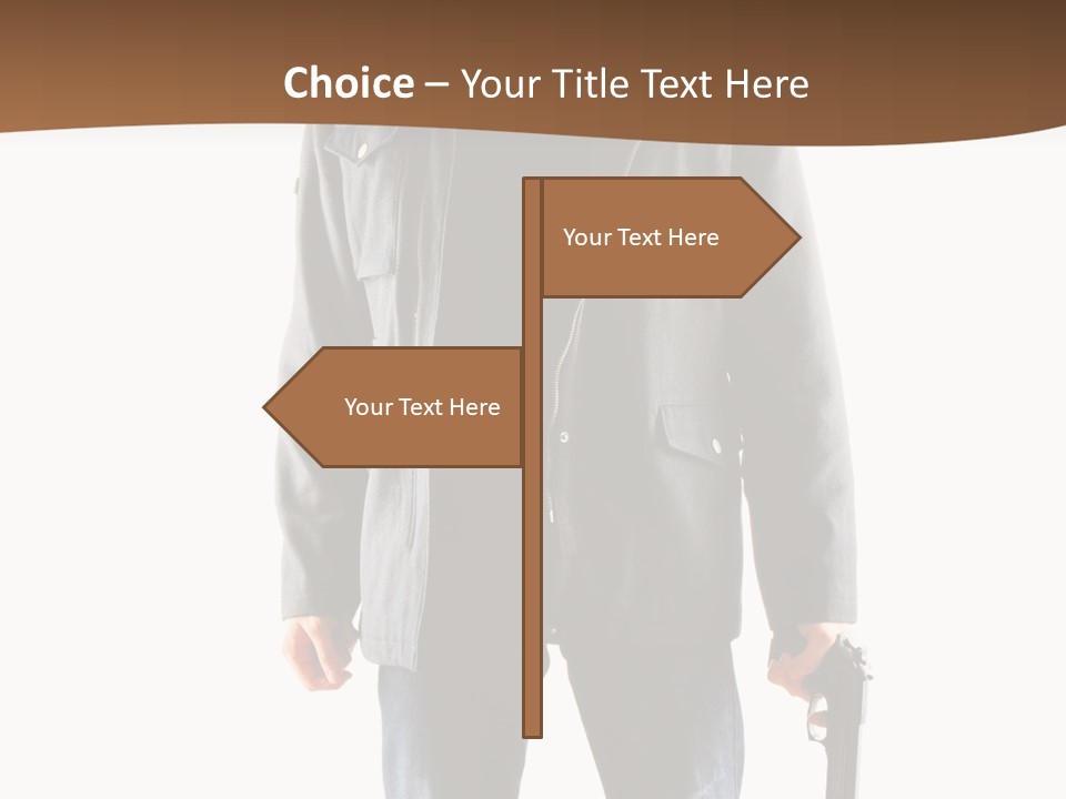 Criminal Black Threat PowerPoint Template