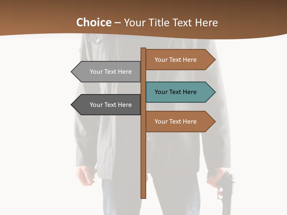 Criminal Black Threat PowerPoint Template