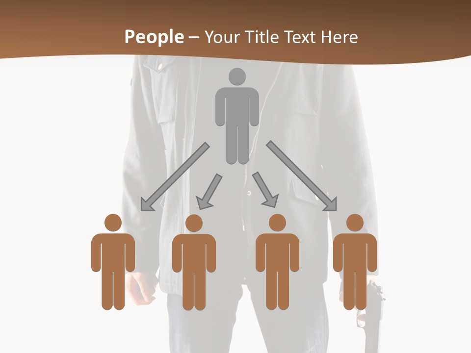 Criminal Black Threat PowerPoint Template