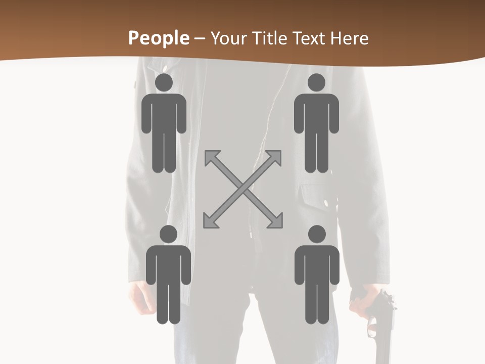 Criminal Black Threat PowerPoint Template