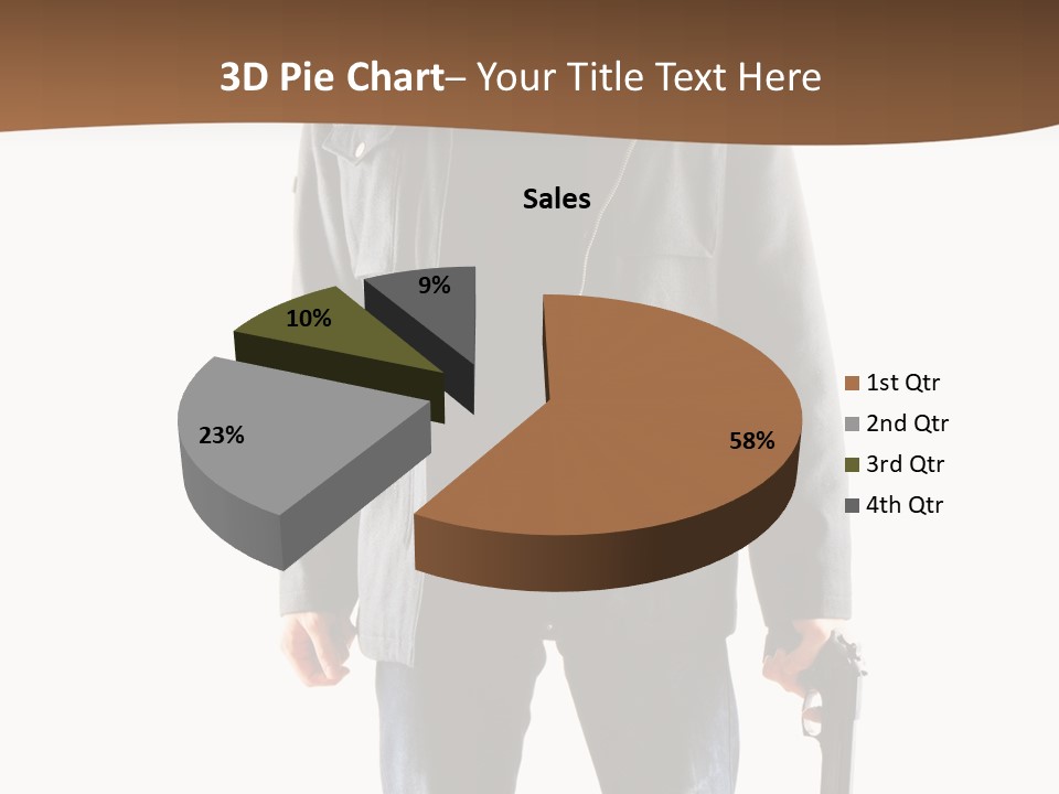 Criminal Black Threat PowerPoint Template